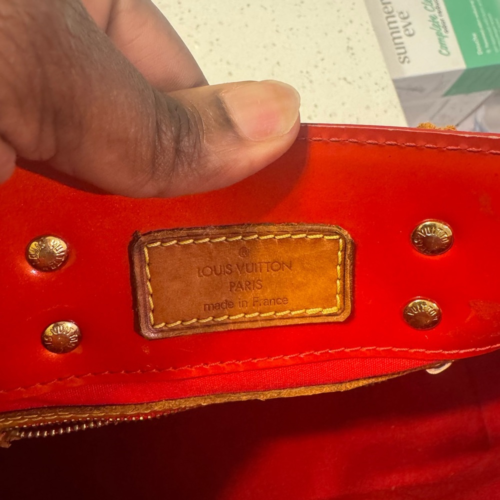 Louis Vuitton Red Handbag
